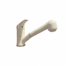 Miscelatore da cucina doccetta estraibile Mixo bianco