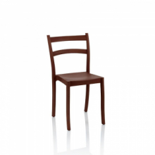 Sedia Samara polipropilene bronzo schienale 2 fasce orizzontali