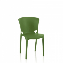 Sedia Jumbo in polipropilene rinforzata con fibra di vetro agave