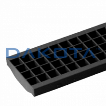 1 pz. Griglia Extra Strong Nera 130 Misure   130 x 500mm  