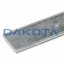 1 pz. Griglia in Acciaio Zincato B125 Antitacco 130 Misure   130 x 1.000mm  