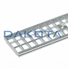 1 pz. Griglia in Acciaio Zincato B125 33x33 200 Misure   200 x 1.000mm  