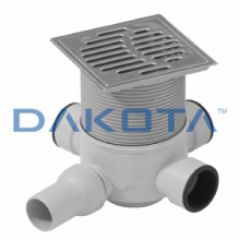 8 pz.Chiusino Telescopico (Telaio e Griglia Inox) - venduto in Blister Misure   150 x 150mm  