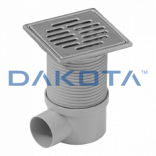 15 pz.Chiusino Telescopico Orientabile (Telaio ABS e Griglia Inox) Misure   115 x 115mm  