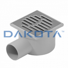 30 pz.Chiusino Scarico Laterale (Griglia PP) - venduto in Blister Misure   105 x 105mm  