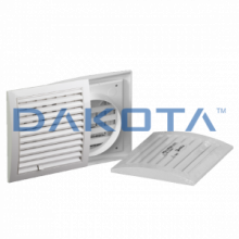 Griglia ad Appoggio con Serranda Regolabile e Imbocco - 1 pz. Misure   Ã¸ 150 - 190 x 190mm  