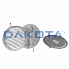 Griglia Universale Tonda Alluminio Ã¸ 180 - 1 pz. Misure   imbocco da 120 a 160mm  