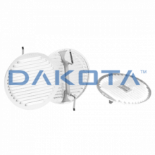 25 pz.Griglia Universale Tonda Alluminio Preverniciata Bianca Ã¸ 150 Misure   imbocco da 80 a 125mm  