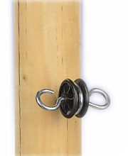 Ancora per Maniglia 2 Vie Economica Nero Confezione 4 Pz. GALLAGHER per Recinzioni Elettriche