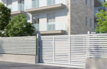 CANCELLO CARRAIO SCORREVOLE "LINEAR" ZINCATO E VERNICIATO Varie Misure