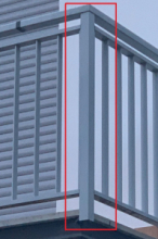 Piantana in Alluminio H 105 cm per Pannello Riempitivo 