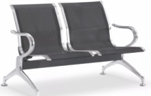 Panca 2 Posti in Acciaio Microforato Vari Colori