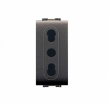 12 Pz- PRESA BIVALENTE NERO/GRIGIO/BIANCO 