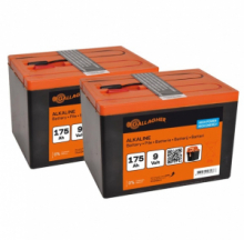 2pz- Batteria Alcalina 9V/175Ah - 190x125x160 mm