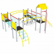 Castello Con Montanti In Tubolare D’Acciaio Con 4 Torri 