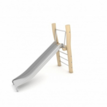 Scivolo Con Montanti In Legno Di Robinia Senza Spigoli Vivi h120 cm 