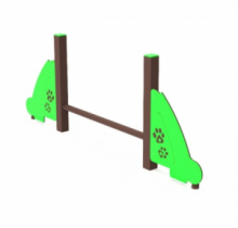 Attrezzatura da Salto - Colore Verde - In Plastica Riciclata