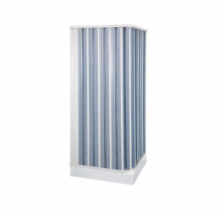 Box Doccia a Soffietto Chiusura Su Due Lati Apertura Massima L80÷92 x H184 cm Linea Professional